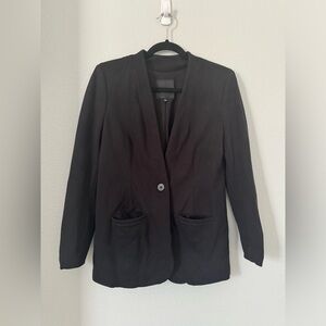Madewell Black Single Button Blazer Jacket